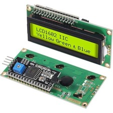 LCD1602 LCD Module Blue Green 16x2 Character Display with I2C IIC Adapter Arduin
