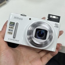 Nikon COOLPIX S9600 16MP 22x Optical Zoom White Digital Camera White - 90 New