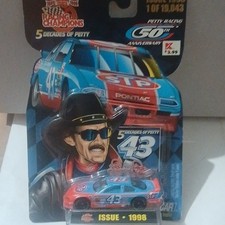 Racing Champions 5 Decades of Petty 1:64 NASCAR #43 Pontiac 1998 Diecast