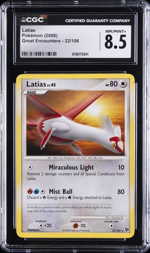 Latias graded CGC 8.5 for sale on eBay