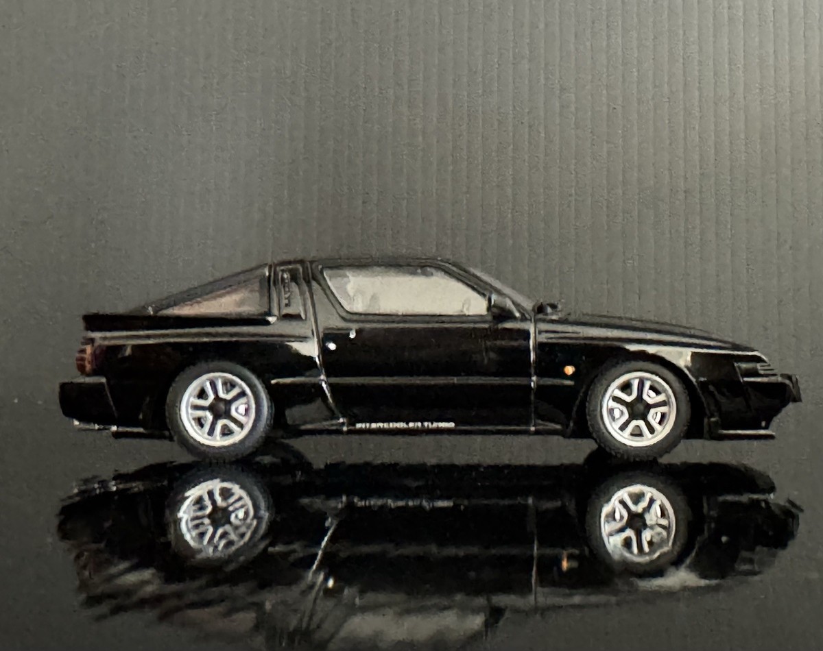 ミニカー Mitsubishi Starion GSR-VR 1/43 DISM 1988 Mitsubishi Starion 2600GSR-VR Black 1/43 With “Adjustable