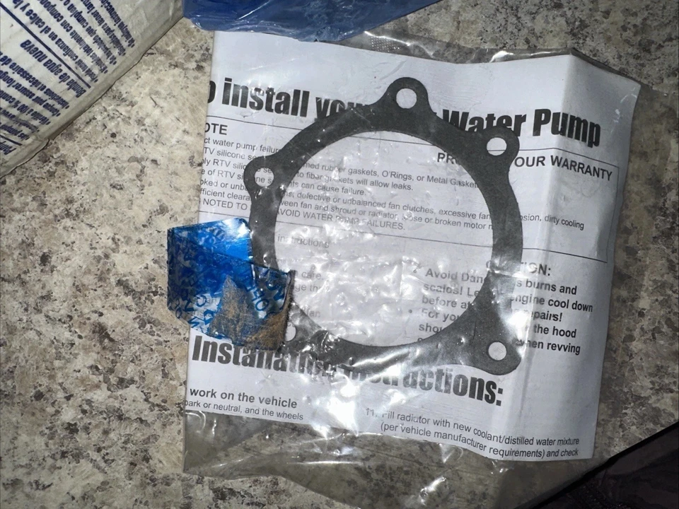 Bomba de agua de refrigerante de motor profesional para Chevy 890036357/ACDelco 252-822 Foto 3 de 4