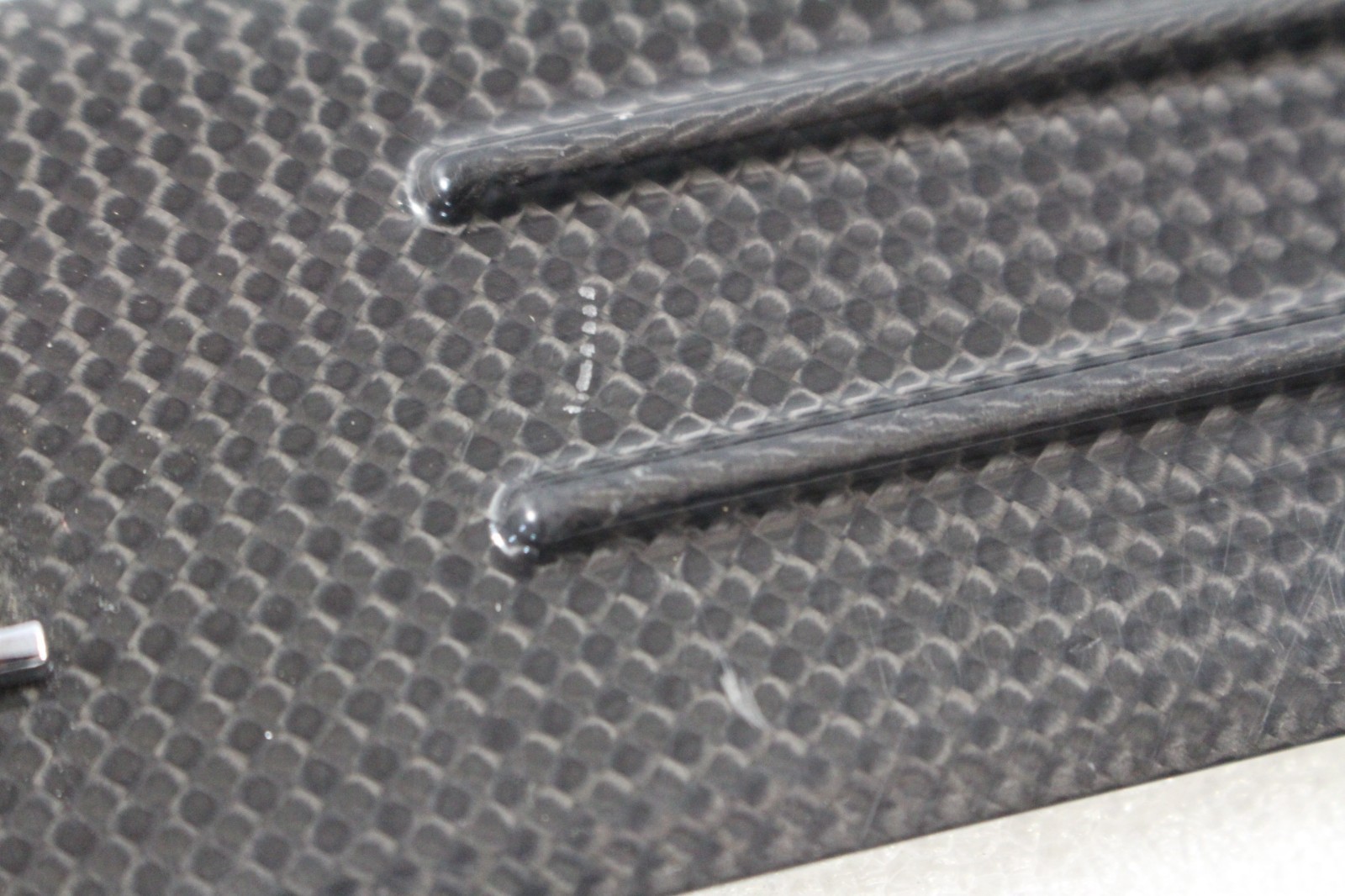 Ferrari 296 GTB, LH, Left, Carbon Fiber Door Step Plate, Dmg, Used, P/N 811482