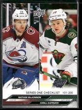2023-24 Upper Deck #200 Nathan MacKinnon / Kirill Kaprizov CL
