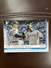 2019 Topps The Yankees Win Aaron Judge Didi Gregorius Card