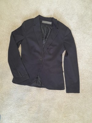 Zara Jacke Basic 98% Baumwolle Größe M Farbe Schwarz
