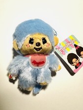 Monchhichi Mascot 4  Blue Plush With strap