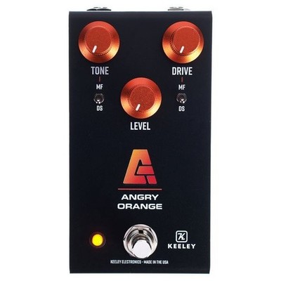 Keeley Angry Orange 4-in-1 Verzerrung und Fuzz Gitarreneffektpedal - Neu