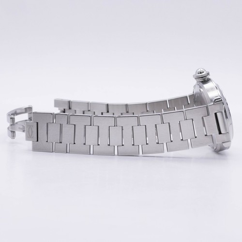Reloj automático Cartier Pasha W31053M7 esfera negra - Imagen 7 de 10