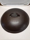 Vintage Wagner Cast Iron NO. 10  Dutch Oven LID COVER 12 Inch Excellent Cond.