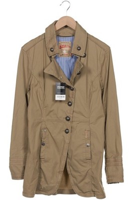 Khujo Mantel Damen Jacke Parka Gr. XL Baumwolle Beige #hyuhe1i