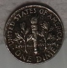 2001 P Roosevelt Dime ERROR - Black Beauty - annealed error   DA01 — photo 4