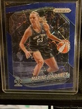🔥 Marine Johannès 2024 Panini Prizm WNBA Blue Prizm – New York Liberty 🔥