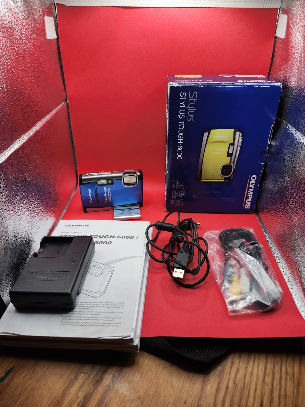 Olympus Stylus Tough-6000 10MP Digital Camera AS IS With Box