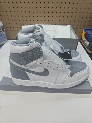 Nike Air Jordan 1 Retro High OG Stealth White Gray Mens 555088-037 New In Box