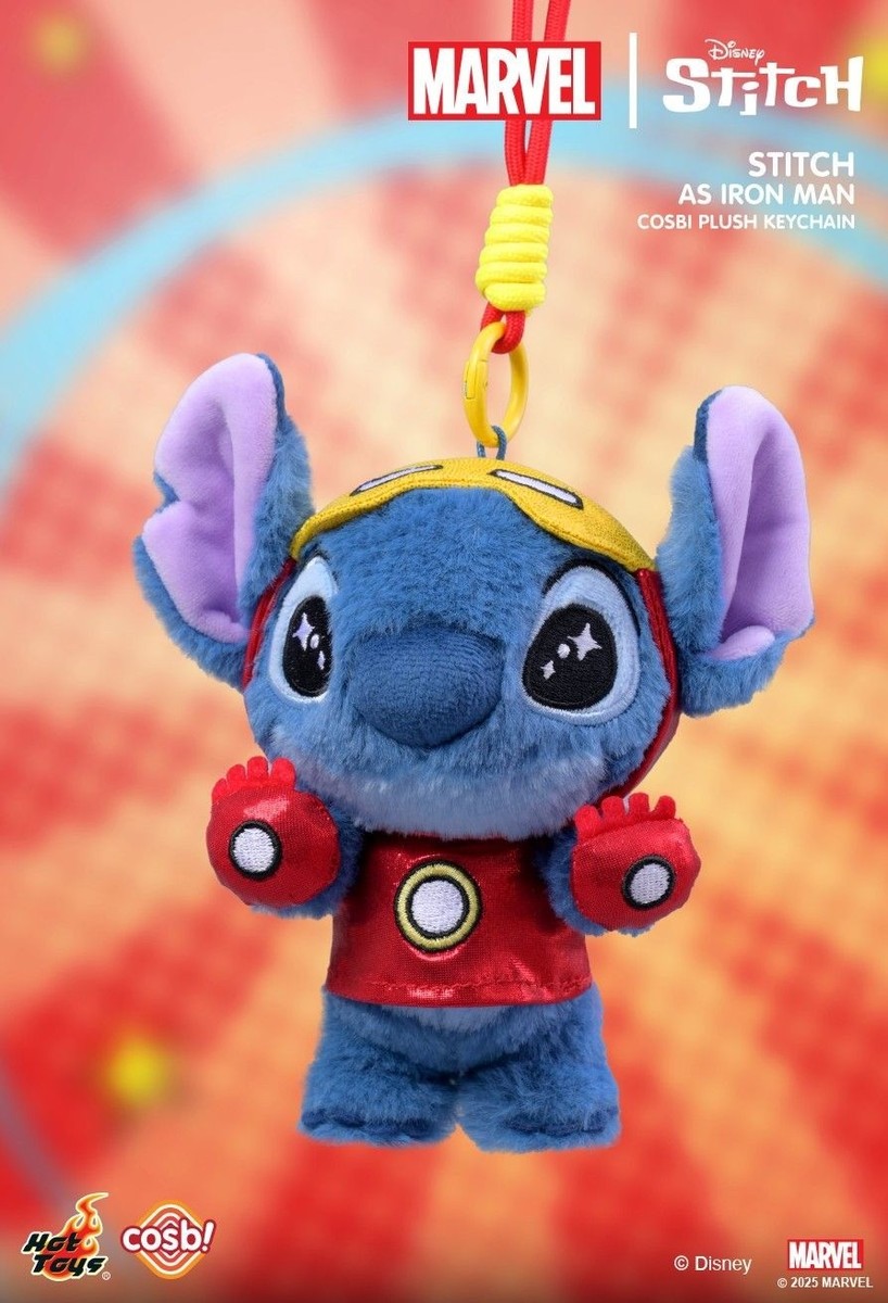 スティッチ COSBI PLUSH KEYCHAIN COLLECTION Hot Toys Marvel Stitch Cosbi Plush Keychain Collection (Full