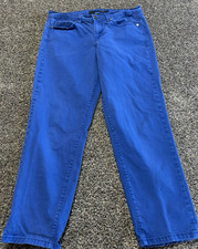 Calvin Klein Skinny Crop Women's Jeans Size 10 Blue Pants Denim 30/10 Mid Rise