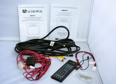 AUDIOVOX MM701 Zubehör/ Fernbedienung für 7 LCD OVERHEAD MONITOR  -neuwertig-