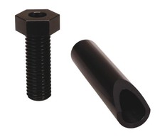 Chromoly 21.1mm stem quill and hollow top bolt for Tuf Neck / Pro Neck