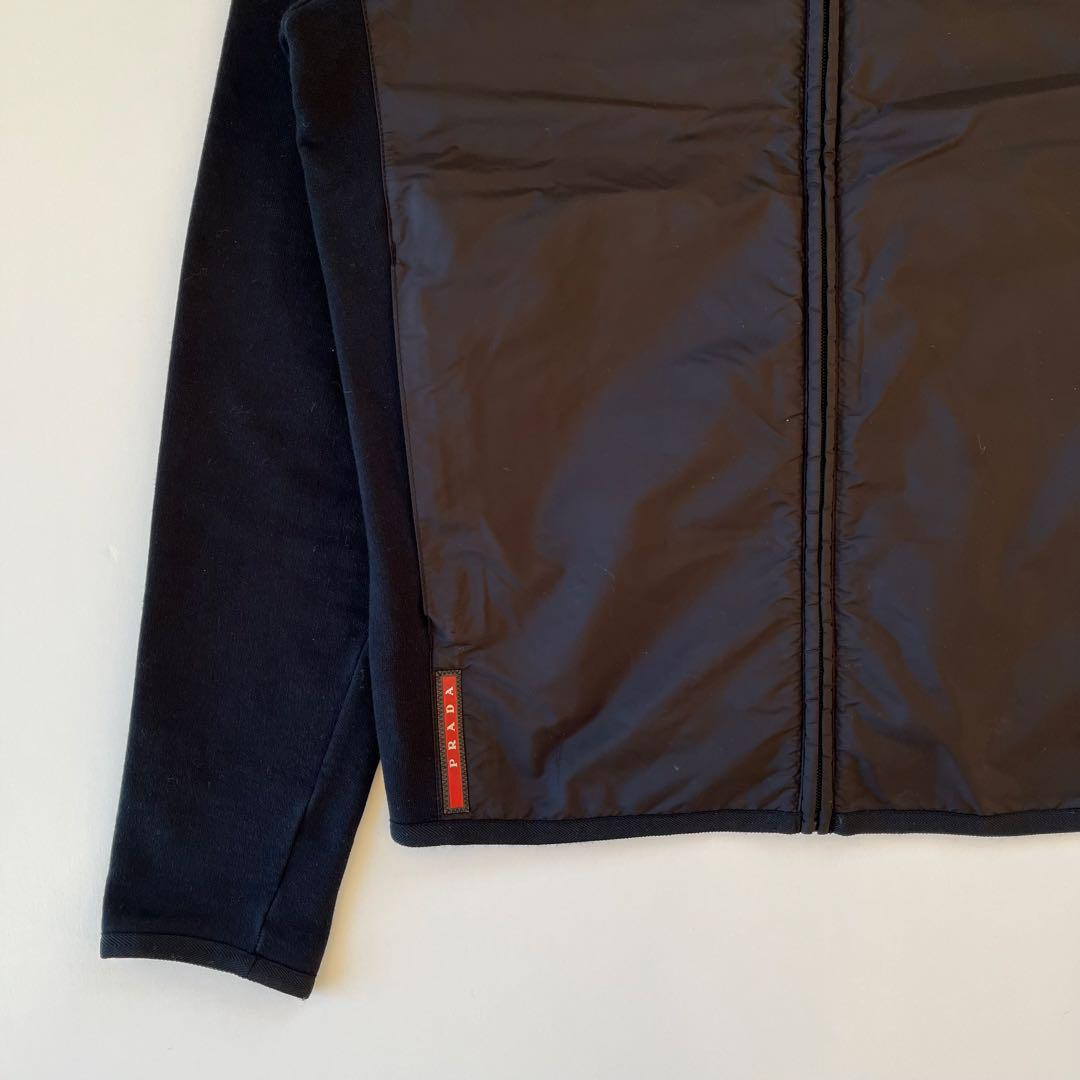 ジャケット・アウター PRADA 2015 Nylon Cotton Track Jacket PRADA 2015 Nylon Cotton Track Jacket