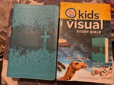 NIV, Kids' Visual Study Bible, - Imitation Leather, by Zondervan - Very Good u