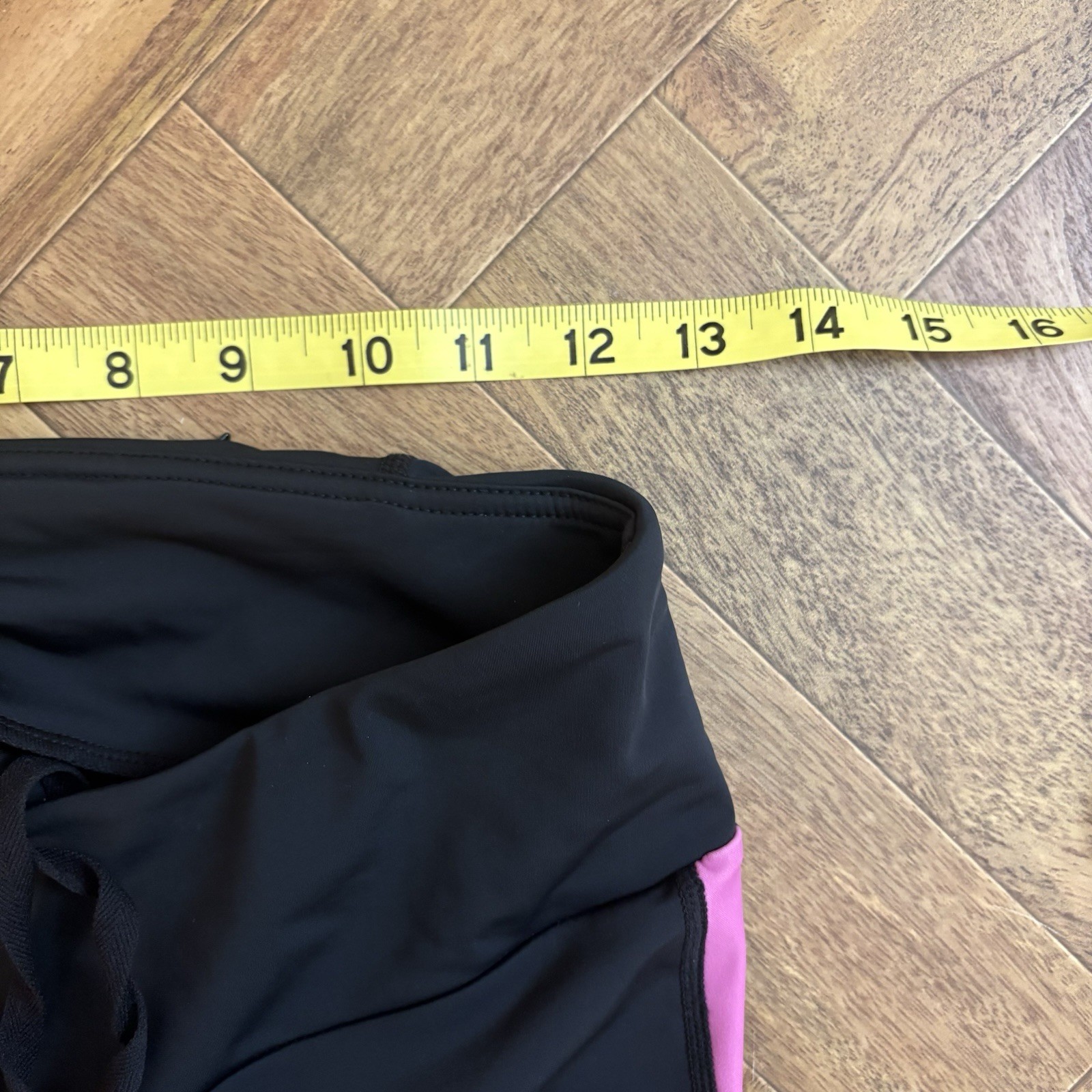 Womens Black Pink Cycling Padded Compression Pants Size L Beroy Sports M5