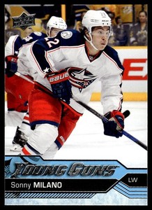 2016-17 Upper Deck Young Guns Sonny Milano Rookie Columbus Blue Jackets #228