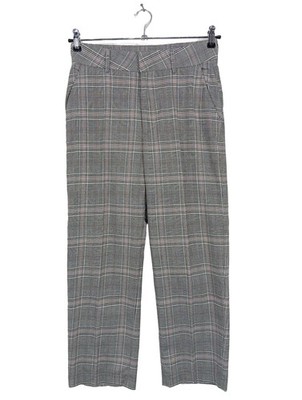 REIKO Stoffhose Damen Hose Gr. DE 38 hellgrau Casual-Look