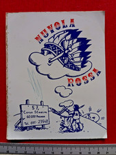 Adesivo Sticker Old- NUVOLA ROSSA -ANCONA -mm 140 x 110