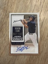 Trent Grisham 2015 Panini Contenders Draft Ticket #5 Auto Milwaukee Brewers