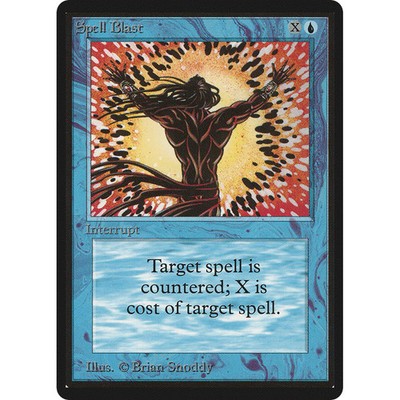 MTG \>> Spell Blast (Beta) // English - 341 Trading - Magic