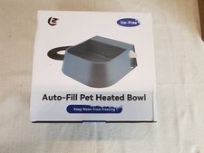 Auto-Fill Pet Heated Bowl Ice Free Automatic Outdoor Waterer Dog Cat
