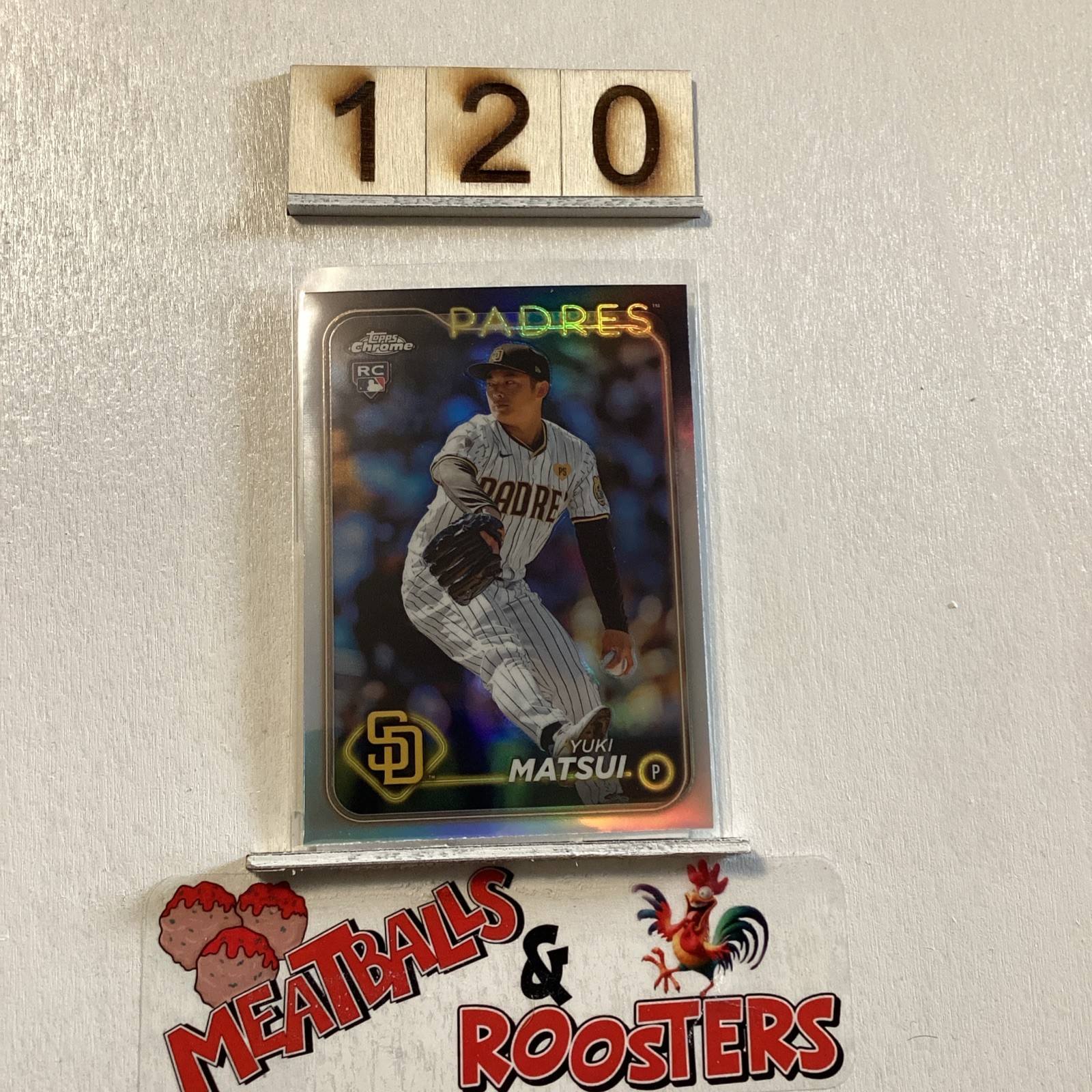 2024 Topps Chrome #116 Yuki Matsui Rookie Refractor