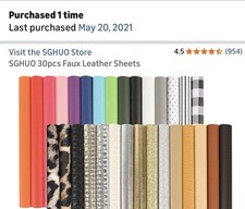 Full Earring Making Kit With 32 pcs Faux Leather Sheets