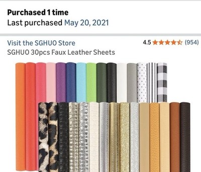 Full Earring Making Kit With 32 pcs Faux Leather Sheets
