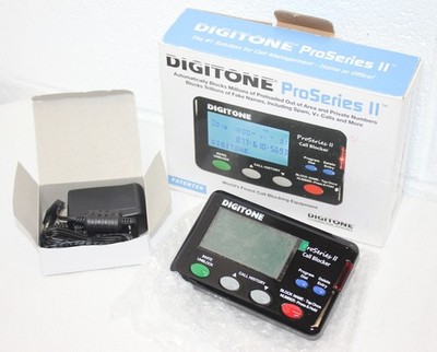 Digitone ProSeries II 2 Landline Phone Spam Call Blocker New/UNUSED!!
