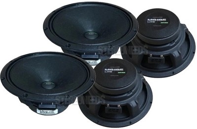 2 Pair Deaf Bonce Apocalypse AP-M61SE Lite 6.5'' Midrange Car Stereo Mid Speakers