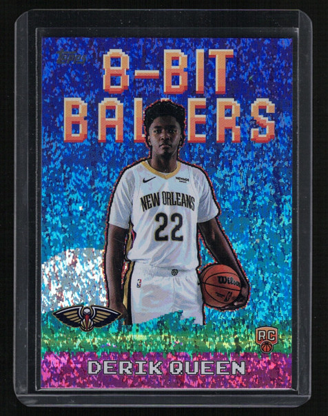 2025-26 Topps | Derik Queen (RC) #8B-39 | 8-Bit Ballers HOLO FOIL | Pelicans