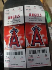 Angels Vs Cardinals Baseball Ticket Stub 7-2-13