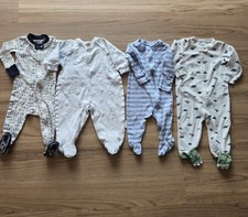 6-9 Month Baby Boy Snap Zipper Footed Sleeper Pajamas Lot