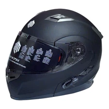 ILM Bluetooth Integrated Motorcycle Modular Helmet Flip Up Full Face IntercomDOT