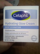 Cetaphil Deep Hydrating Glow Cream 1.7 oz Deep Hydration Skin Care Dehydrated 
