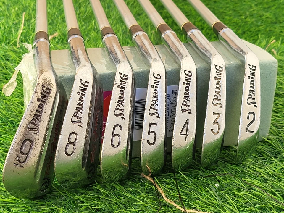 Spalding Bob Goalby Power Weighted Irons 2-6, 8-9 Aluminum Shaft Medium Flex - Image 2 of 4