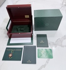 Autentico ROLEX Daytona Watch Box Set Libretto Etichette 116528 116518 116529