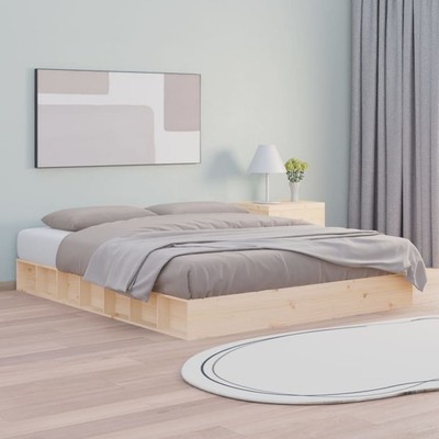 Massivholzbett Bett Holzbett Bettgestell Bettrahmen Schlafzimmerbett vidaXL