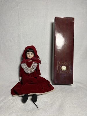 dynasty doll collection porcelain doll Little Red Riding Hood