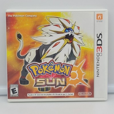 Pokemon Sun Ninetdo Nintendo 3DS Complete CIB Authentic