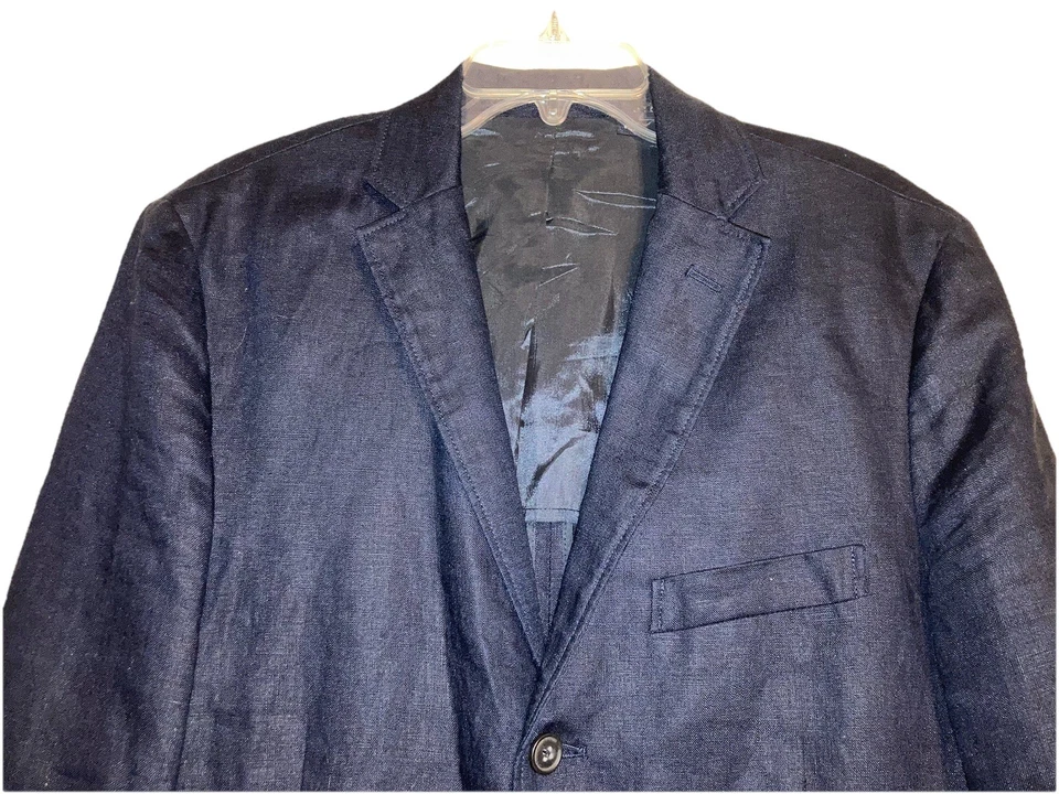 J Crew Ludlow Blazer мужской 42R неструктурированный льняной хлопок Somelos Португалия куртка - Изображение 3 из 4