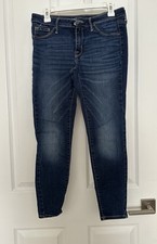 Curve Appeal Womens Jegging Minimalist 8/29 Dk Blue Stretch READ