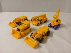 1984 Hasbro Transformers Lot Of 5 Decepticons Constructicons Action Figures